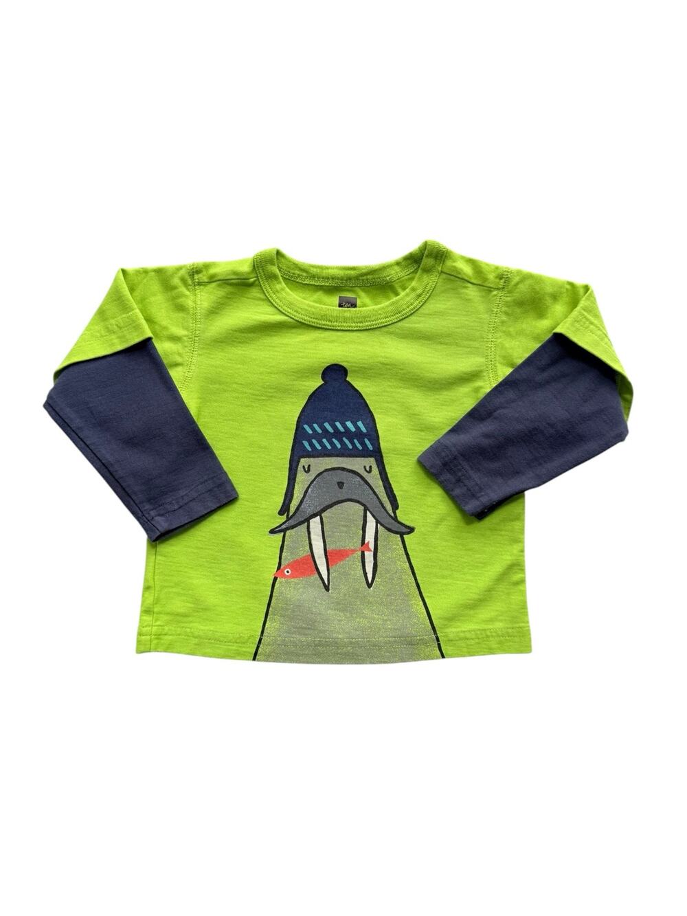 Tea Collection USA Walrus Graphic Tee Size 6-9m